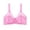Pink, variant on Nursing Bras Women's Plus Size Bra Lightweight Lace Shaper with Flexible Underwire for Support Black 36F