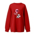 thumbnail image 4 of Amzcrzy Sweat-Shirt pour Femmes Chandails en Molleton Imprimés Ronds Amples Manches Longues Chandails en Molleton Sans Capuche Chemises Manches Longues pour Femmes Chandail Chandail en Molleton Col Rond Chandail en Molleton pour Femmes P, 4 of 4