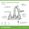 thumbnail image 5 of Symmons SLC5912STNPP Birch 1.0 GPM Vessel Centerset Bathroom Faucet - Nickel, 5 of 5