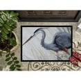 thumbnail image 3 of Carolines Treasures JMK1017MAT Blue Heron Frog hunting Door Mat Indoor Rug or Outdoor Welcome Mat 18x27 Doormat  27"L x, 3 of 4