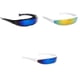 thumbnail image 1 of 3pcs Women Futuristic Narrow Sunglasses Visor Glasses Cosplay Eyewear Funny Dress up Favors Zulema traje deportivo, 1 of 8