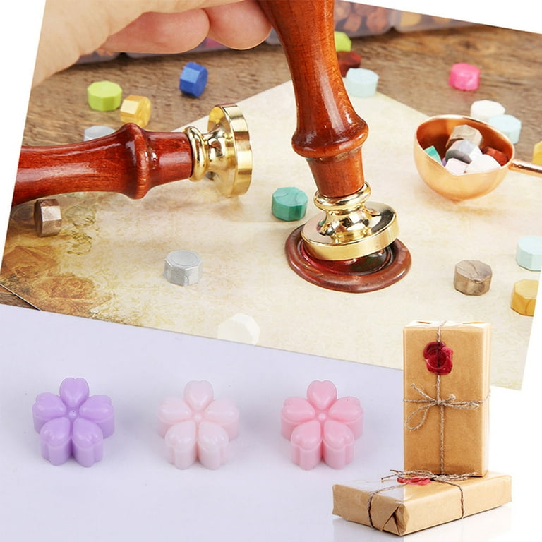 Wax Seal Stamp Kit Lacquered Stamp Sealing Wax Kit DIY Craft