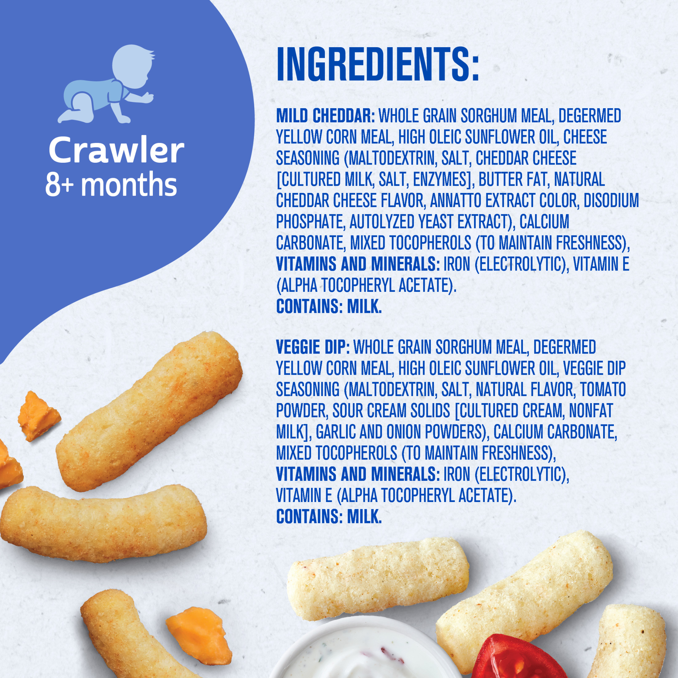 Gerber Snacks para Bebé Lil' Crunchies Maíz Horneado, Paquete de Valor, Envase de 1.48 oz (Paquete de 4) 8