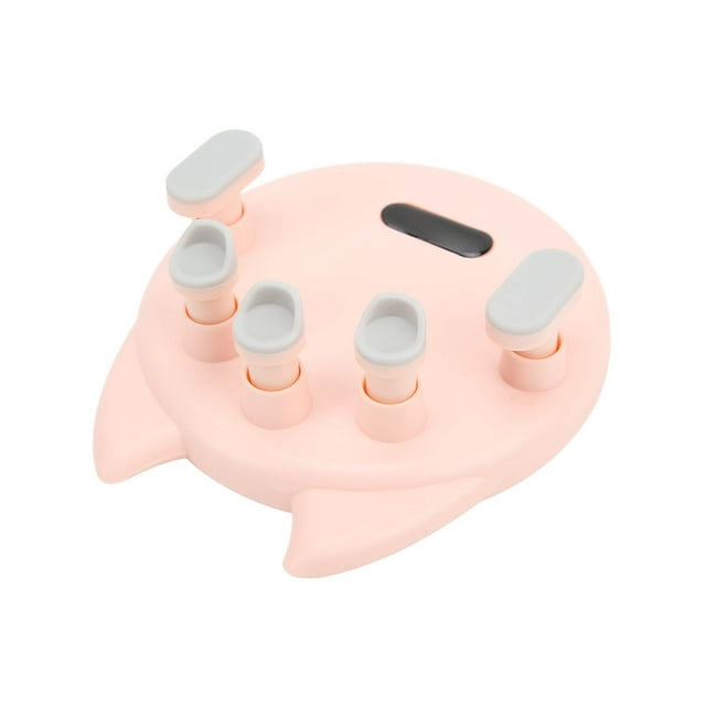 Ejercitador De Dedos, Entrenador De Dedos De Piano Diseño Estándar Portátil Durable Práctico Rosa Para Corrección De Postura