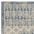 thumbnail image 2 of SAFAVIEH Courtyard Tangier Faded Aztec Indoor/Outdoor Area Rug, 6'7" x 9'6", Beige/Blue, 2 of 4
