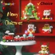 thumbnail image 3 of Regalos de Navidad Micro bloque de construcción Santa Claus Reno Nochebuena rompecabezas montaje ladrillos mesa niños Navidad Año Nuevo, 3 of 5