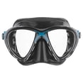 thumbnail image 2 of Visor Máscara Adulto CRESSI  Big Eyes Evolution Negro/Azul Dos Lentes Transparentes, 2 of 7