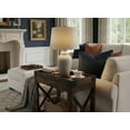 thumbnail image 3 of ZEXVIDA Narrow Side Table, End Table,Sofa Side Table, End Table Nightstand for Bedroom, Living Room, Small Spaces with 2 USB and 2 Power Outlets(with Outlets, Rustic Brown), 3 of 7