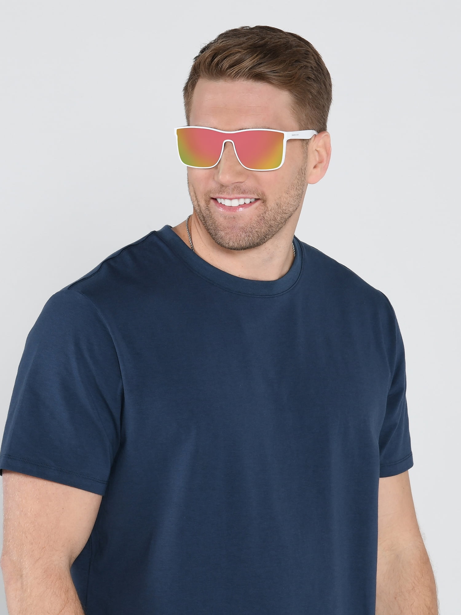 Panama Jack x Foster Grant Grey Full-Rim Men's Sunglasses