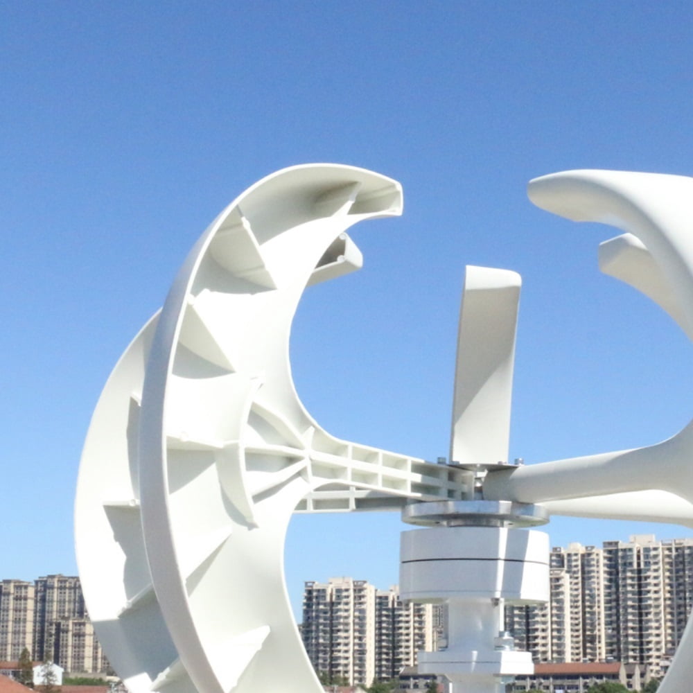 5000W Small Vertical Axis Wind Turbine Generator 5KW 12V 24V 48V With MPPT Low Noise Windmill For Home Farm Wind System ,Optimize Wind Energy Utilization