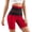 Z57-Red, variant on Womens Ladies High Waisted Shapewear Plus Size Lifting Underwear Tummy Control Color Block Breathable Washable Panties