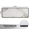 thumbnail image 5 of Kitchen Rugs Sets Of 2,White Gold Marble Pattern Anti Fatigue Kitchen Mat Rugs Non Slip Washable,Decorative Kitchen Floor Mats for Kitchen,Sink,Laundry,17"x47"+17"x47", 5 of 5
