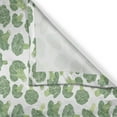 thumbnail image 3 of Ambesonne Vegetables Kitchen Curtains, Hatched Broccoli Pattern, 55"x39", Fern Green Pale Green, 3 of 3