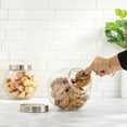 thumbnail image 5 of Brightware Glass Cookie Jars with Airtight Lids – 76 oz – Set of 2, 5 of 10