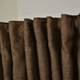 thumbnail image 5 of 3S Brother's Home Decorative Mink Curtains Extra Long Luxury Colors Linen Look Custom Made 5-25 Feet Made in Turkey Hang Back Tab ( 1 Panel ) Home Décor -(52"Wx252"L), 5 of 6