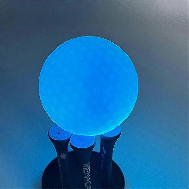 ZHAOCHENG 1/2 piezas de bola luminosa LED para golf, bola luminosa fija y brillante para golf, 1 pieza azul
