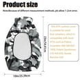 thumbnail image 7 of Uorisanigo ATV Seat Cover Accessories Soft Anti-Slip Gray Camo Printing Four-Wheeler Seat CoverMotor Seats Cover Breathable Padded Protector Compatible with Most Models, 7 of 7