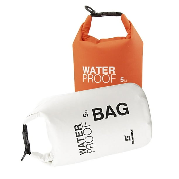 2pcs Bolsa seca impermeable Sunnimix 5L para Canotaje Kayak Rafting