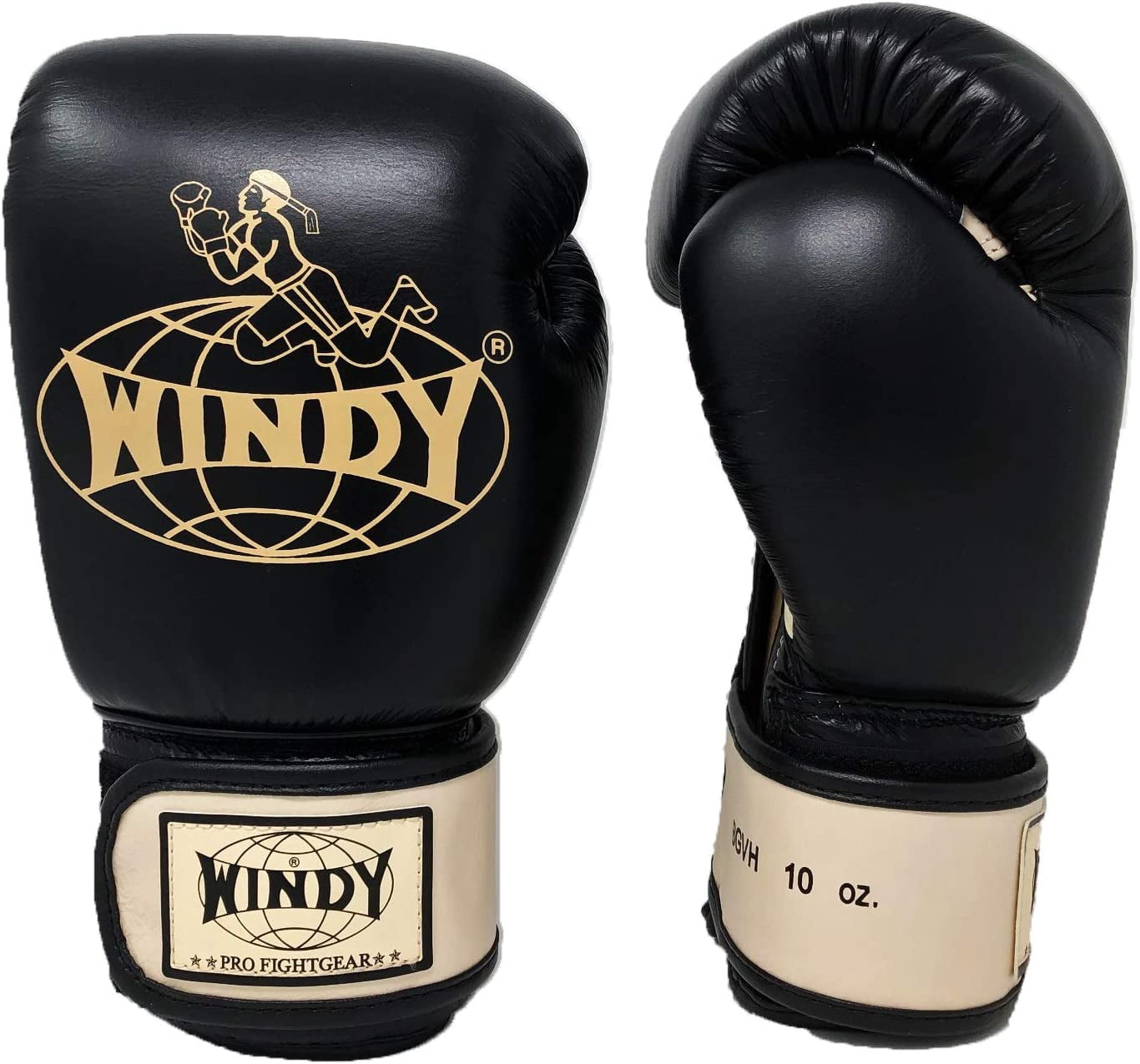Windy Thai Training Gloves 14 oz Black
