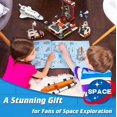 thumbnail image 5 of City Space Exploration Shuttle Toy - Building Blocks Sets , with Mars Rover, Launcher, Satellite, Aerospace Spaceship Toys Gifts for 6-12 Year Old Boys Girls (660 PCS), 5 of 6