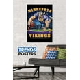 thumbnail image 2 of NFL Minnesota Vikings - End Zone 17 Wall Poster, 22.375" x 34", 2 of 2