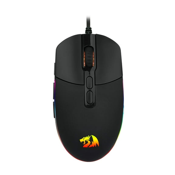 Redragon M719 RGB INVADER Wired Optical Gaming Mouse, 7 Programmable Buttons, RGB Backlit, 10,000 DPI, Ergonomic PC Computer Gaming Mice with Fire Button
