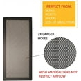 thumbnail image 2 of IUU - Extra Strong Magnetic Air Vent Screen Cover for Floor 5-Pack (5" x 13", Black), 2 of 6