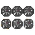 thumbnail image 2 of Pofeuu I Love Coffee Print Leather Coasters Set of 6, Round Cups Mugs Mat Pad for Home Kitchen Heat Resistant Drink Coasters,Octagon, 2 of 7