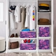 thumbnail image 6 of Foldable Fabric Storage Bin Home Cubes Clothing Organizer Bins Large Collapsible Box Basket for Home Organizer Lavender Bohemian Pattern, 6 of 7