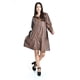 thumbnail image 4 of Vestido de piel sintetica Roman Fashion /Juvenil, 117 (Cafe) cafe CH, 4 of 4