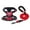 Red, variant on PoyPet Dog Harness and Leash Combo, Escape Proof No Pull Vest Harness, Reflective Adjustable Soft Padded Pet Harness with Handle for Small to Large Dogs