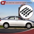 thumbnail image 2 of 1Set Car Door Handle Cover for Honda CR-V 2012-2016 Outside Black ABS, 2 of 6