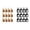 Beige & Black 1Pack, variant on 12 Kraft Paper Wine Bottle Box With Window Hanging Foldable Gift Box Gift Wine Box Empty Wine Bottle for Decoration, 22x13x2.5 cm, Black 1Pack