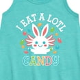 thumbnail image 2 of Instant Message - I Eat Alotl Candy - Toddler and Youth Girls A-line Dress, 2 of 5