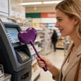 thumbnail image 4 of Sktrjpolfis Heart-Shaped Payment Wand, Contactless Card Assistance Tool for POS Terminals, Portable Stylish Accessory, 4 of 5