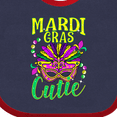 thumbnail image 4 of Inktastic Mardi Gras for Girls Girls Baby Bib, 4 of 4