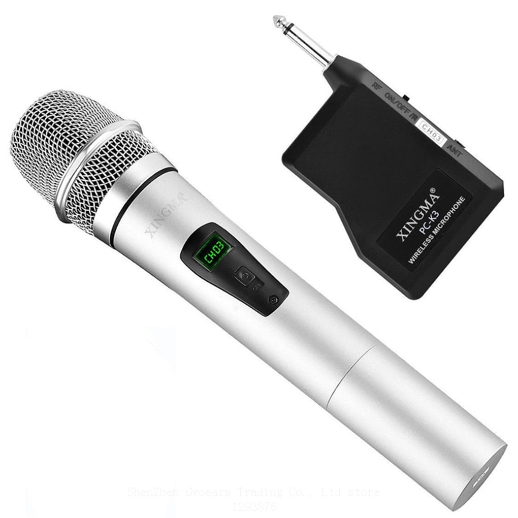 Kongnijiwa Batterie PC-K3 Xingma Dynamique Microphone sans Fil Portable karaoké Micro VHF avec récepteur pour KTV Chant Amplificateurs Parole 