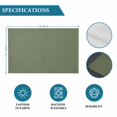 thumbnail image 6 of Green Solid Color Placemats Set of 4, Aesthetics Contemporary Luxury Placemats for Dining Table, Place Mats for Kitchen Tabletop, Waterproof Wipeable Dining Table Mats Set, 6 of 9