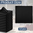 thumbnail image 2 of Servilletas de satén negras P Pothuiny, cuadradas, 43 x 43 cm, 24 unidades, 2 of 7