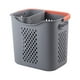 thumbnail image 5 of Cesta de lavandería portátil Macarena Diseño hueco organizador de almacenamiento de juguetes multifuncional Gris S y L, 5 of 8
