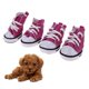thumbnail image 2 of Tmvgtek 4 Uds. Zapatos De Mezclilla Para Perros, Zapatillas Impermeables Antideslizantes, Botines (Rosa)(04) Tmvgtek Oficina Multiescena Multifunción, 2 of 6