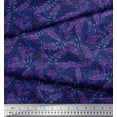 thumbnail image 3 of Soimoi Viscose Chiffon Fabric Palm Leaves Print Fabric by The Yard 42 Inch Wide, 3 of 3