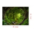 thumbnail image 3 of EREHome Tissu Polyester 7x5ft Forêt Photographie Arrière-Plans Vert Studio Photo Fond Prop, 3 of 3
