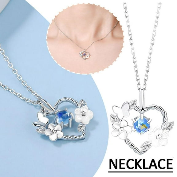 SSKFHGI Wreath Necklace Gentle Fairy Necklace Simple Gift New Z9