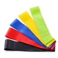 thumbnail image 2 of Bandas de resistencia, bandas de entrenamiento de ejercicio para mujeres y hombres, 5 juegos de bandas elásticas para piernas de botín, bandas flexibles de pilates ZefeiWu 9024715138538, 2 of 4