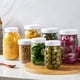 thumbnail image 5 of Tapas para tarros AOZITA, 20 unidades, de plástico apto para uso alimentario, color blanco, 5 of 8