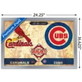 thumbnail image 3 of MLB Rivalries - St. Louis Cardinals vs Chicago Cubs Wall Poster, 14.725" x 22.375" Framed, 3 of 6