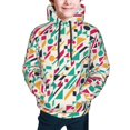 thumbnail image 2 of Bingfone Colorful Spots Pattern Youth Classic Hoodies Soft Hooded Pullover Sweatshirts for Girls and Boys, 2 of 6