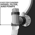 thumbnail image 5 of SPOORYYO Pool Hose Adapter with Plunger and Pool Pipe, 2-in-1 Replacement Parts for Above Ground Swimming Pool Pump and Filtration System, 5 of 8