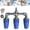 Triple Turbo Nozzle, variant on Triple Turbo Nozzle Pressure Washer, 360° Rotating Triple Nozzle Pressure Washer, Triple Turbo Nozzle High-Pressure Washer Nozzle, 1/4" Quick Connector, 4-6 Gpm, 4000 Psi Max (Dual Turbine Nozzle)